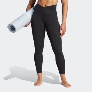 Adidas Yoga Studio Luxe Crossover Leggings and Yoga Studio Tee
